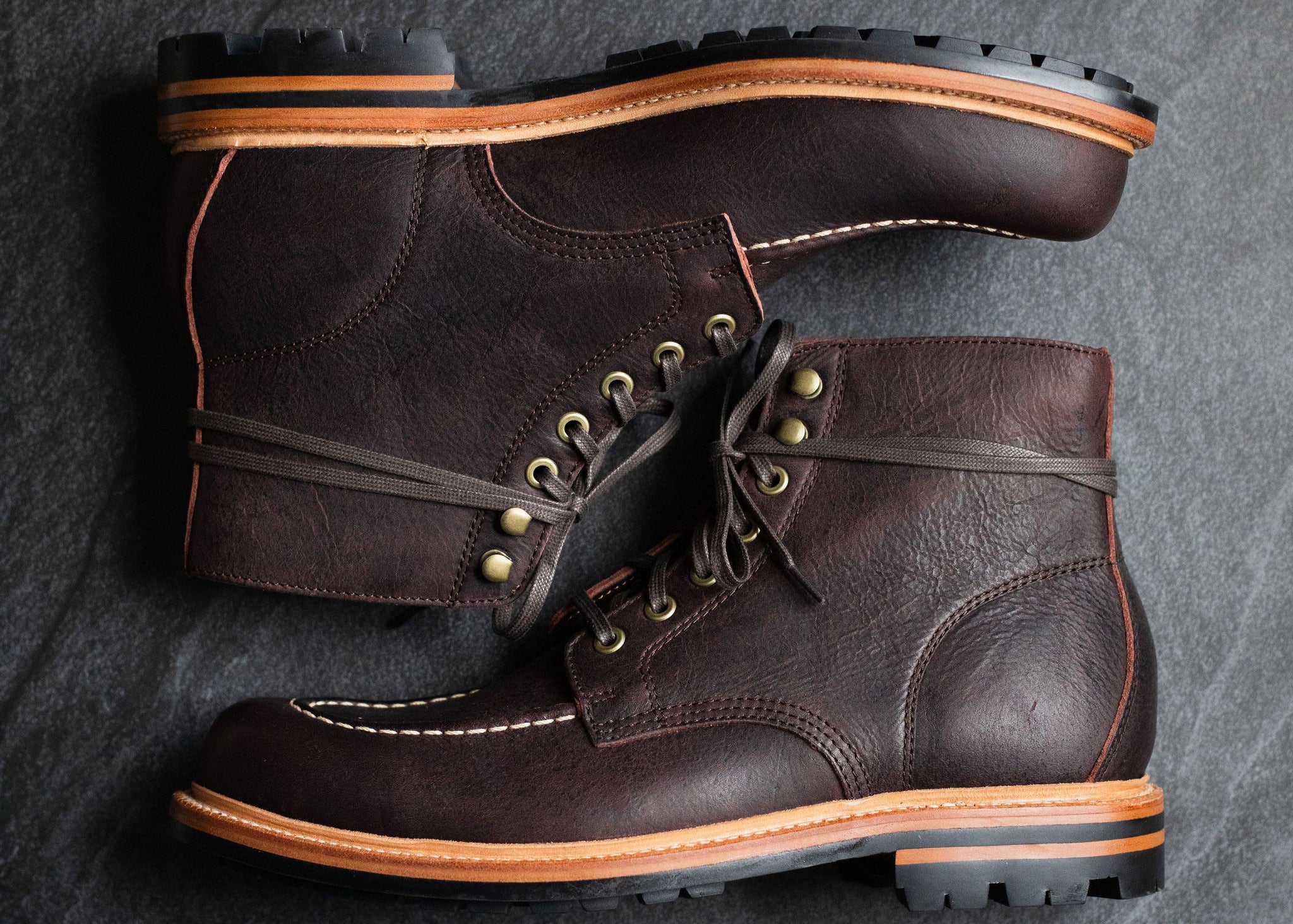 Brass Boot Dark Burgundy Kudu - Main Image