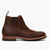 Chelsea Boot - Dark Oak Roughout
