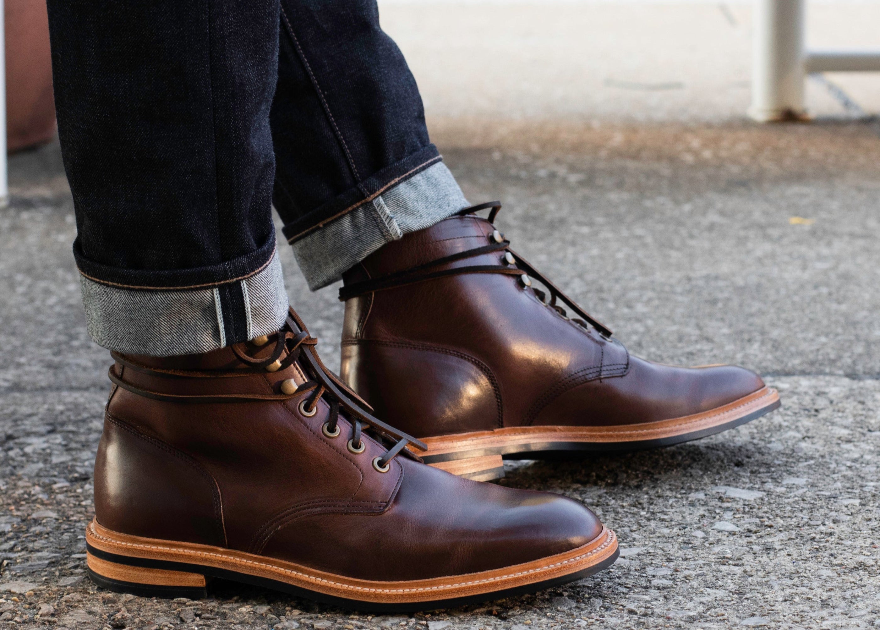 Diesel Boot Crimson Chromexcel