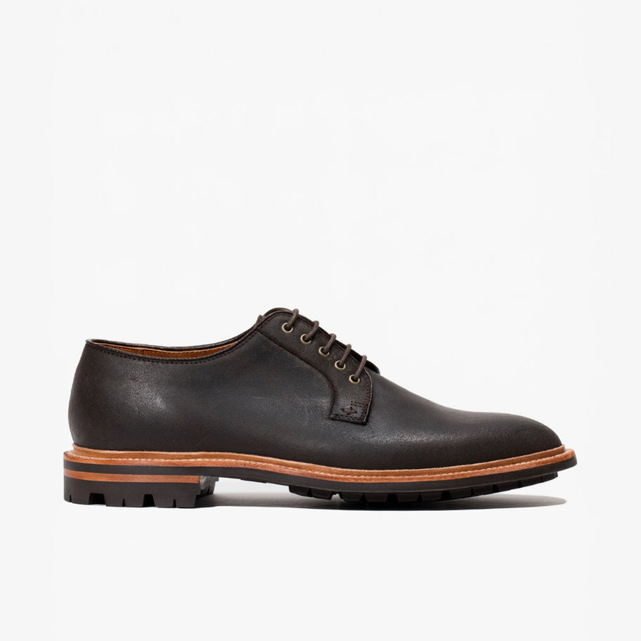 GQ2021◇WHEEL ROBE : PLAIN TOE BLUCHER（WHEEL ROBE Plain Toe Boot 