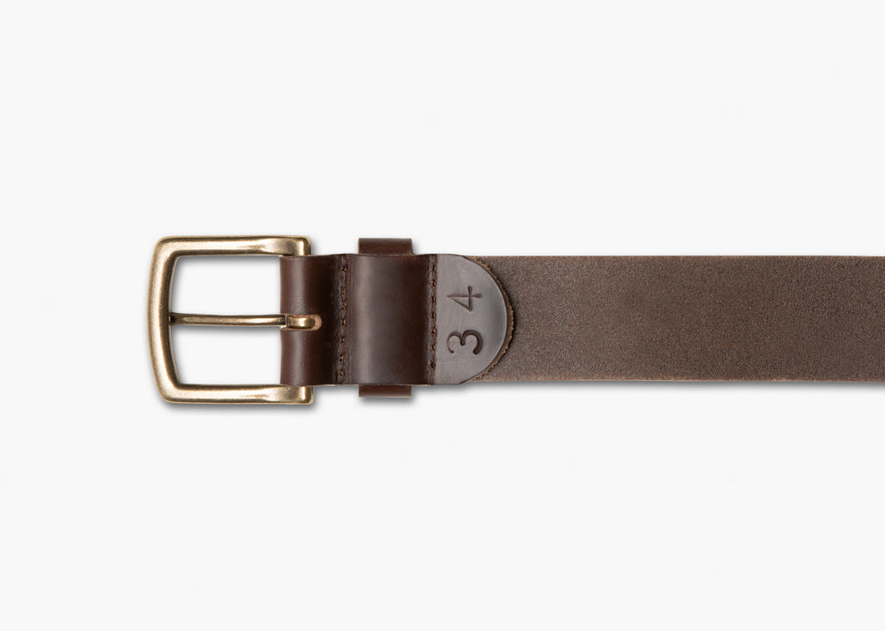 Crimson Chromexcel Leather Belt